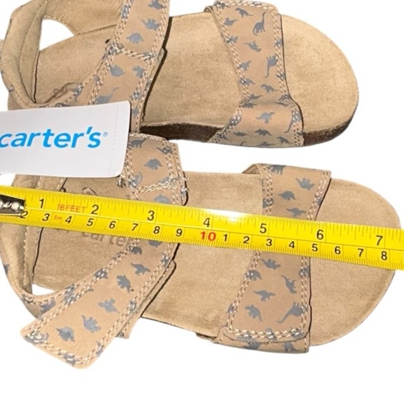 Carter's Baby Boys Indy Fastening Strap Sandals size 12 new with tags - Picture 8 of 8